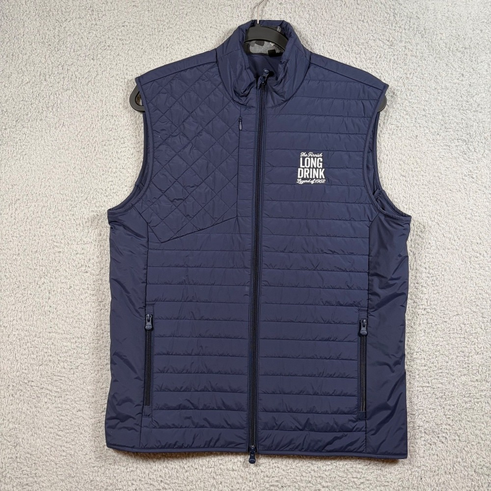 NWT Greyson YUKON X-LITE‎ VEST Puffer Medium The Long Drink Maltese Blue Golf
